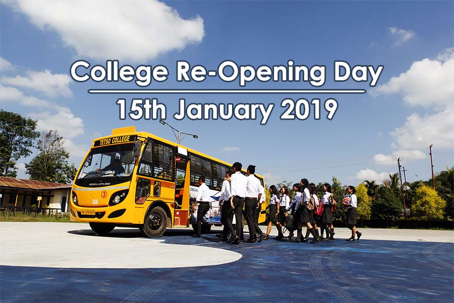 College re-opening day 2019