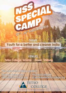 NSS Special Camp @ Dawki Shillong
