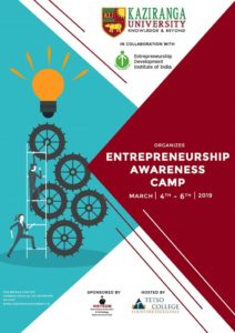Entrepreneurship Awareness Camp 2019 @ Tetso College