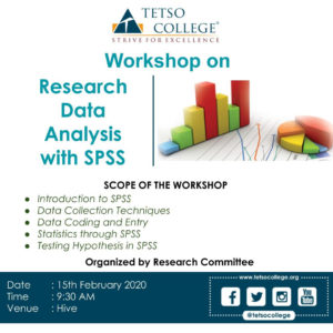 SPSS Workshop on Research Data Analysis @ HIVE 1