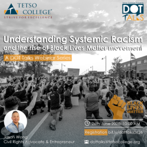 Understanding Systemic Racism and the rise of Black Lives Matter movement | DOT Talks Webinar Series