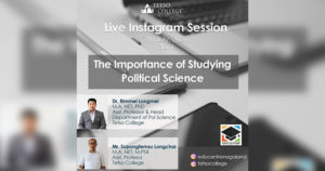 Instagram session with Dept of Pol Science and Educentre Nagaland @ Instagram