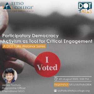 Participatory Democracy - Activism as Tool for Critical Engagement | DOT Talks Webinar Series