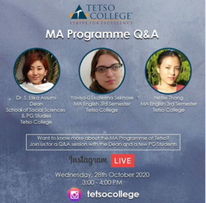 MA Programme Q&A @ Instagram Live