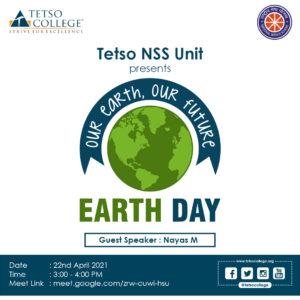 Webinar on World Earth Day | By Tetso NSS Unit @ Google Meet