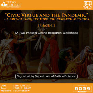 “Civic Virtue and the Pandemic” - Phase II @ Google Meet