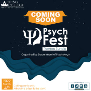 1st Psych Fest '22 | Psychology Department @ Tetso College