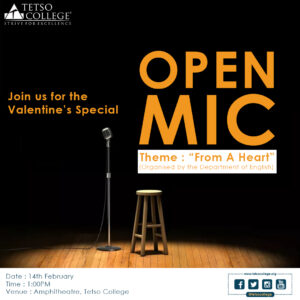 Celebrating Valentine's Day | Open Mic | Department of English