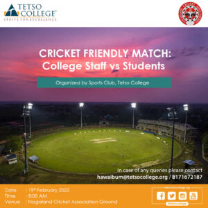 Cricket Friendly Match | College Staff vs Students
