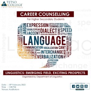 Career Counselling Session for Higher Secondary Students | Department of Linguistics