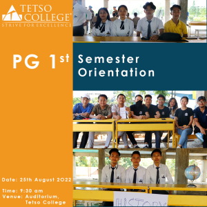 PG Orientation highlights: 1st Semester 2022 | English & Political Science @ Auditorium