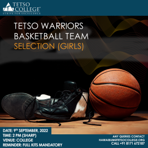 TETSO COLLEGE BASKETBALL TEAM SELECTION (GIRLS) @ Sovima ground