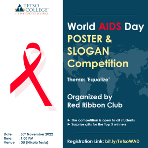 World Aids Day: Poster and Slogan Competition @ D5 (Nikola Tesla)
