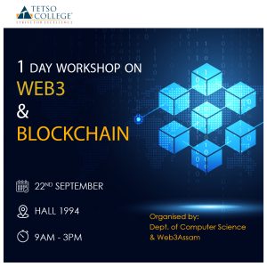 A one-day Web3 and Blockchain Workshop on 22nd September 2023 @ Hall 1994