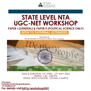 State Level NTA UGC-NET Workshop - Political Science @ Dr. PS Lorin Academic Center